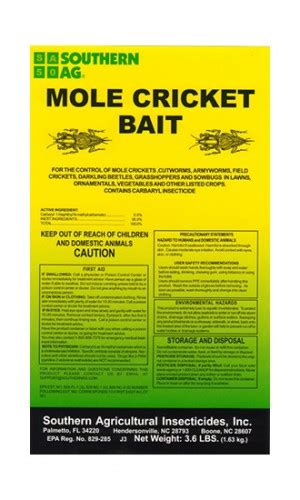 MOLE CRICKET BAIT – Southern Agricultural Insecticides, Inc.