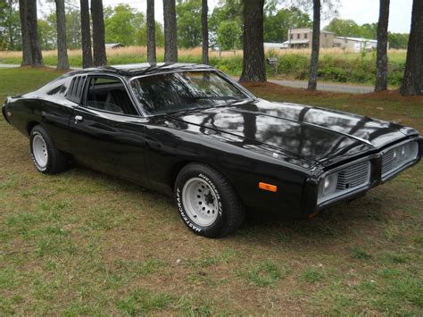 1974 Dodge Charger triple black mopar nice driver | Автомобили