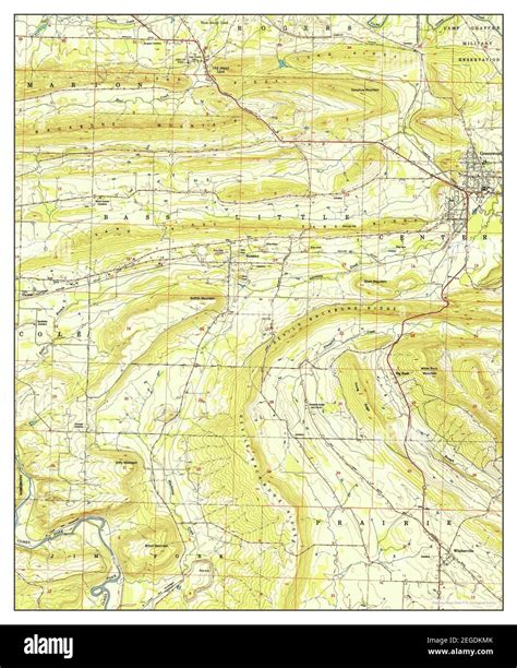 Greenwood, Arkansas, map 1951, 1:24000, United States of America by Timeless Maps, data U.S ...