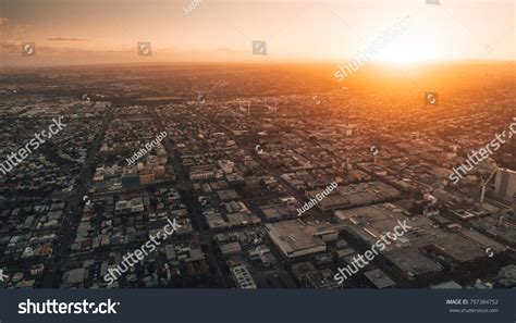 Aerial Views Urban Landscape Sunset Stock Photo 797384752 | Shutterstock