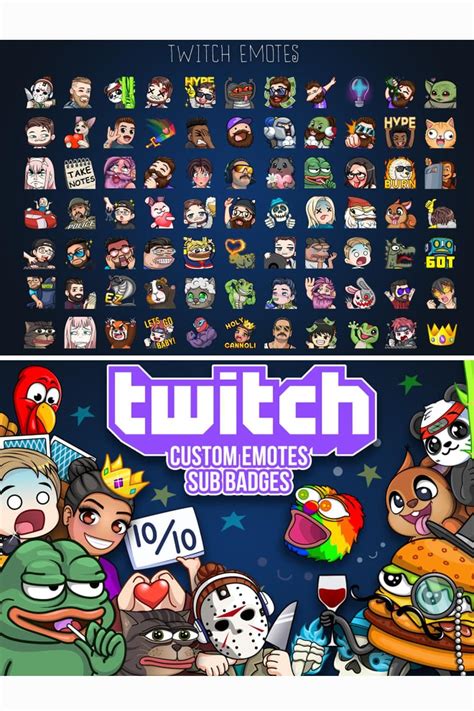 I will create custom twitch emotes and sub badges. twitch chat emotes ...