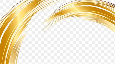 Gold brush stroke design element | Premium PNG - rawpixel