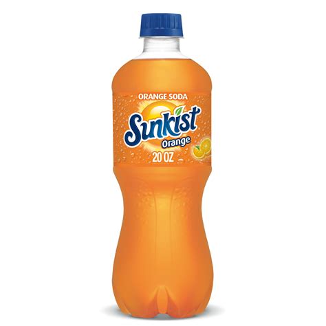 Sunkist Orange Soda, 20 fl oz bottle - Walmart.com