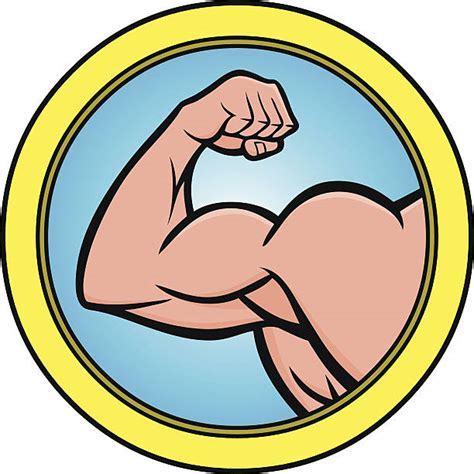 Cartoon Muscle Arms Clip Art, Vector Images & Illustrations - iStock