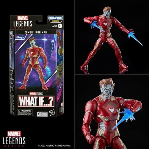 Marvel Legends Series MCU Disney Plus What If Zombie Iron Man Marvel Action Figure, Accessories ...