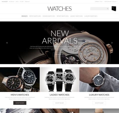 Watches PSD Template #51174