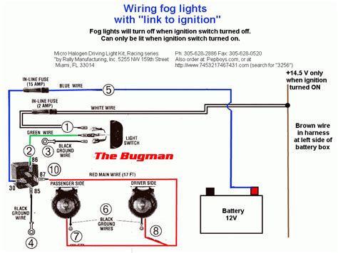 Fog Light Wiring Instructions