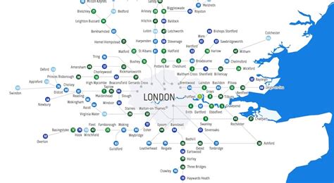 This Map Will Show You All Of London's Commuter Towns, Ranked