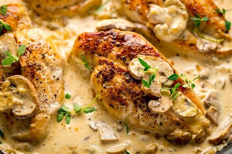 Chicken in White Wine Sauce with Mushrooms - Nicky's Kitchen Sanctuary | Chicken white wine ...