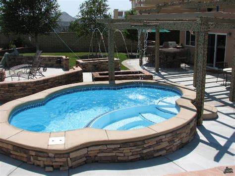 Fiberglass Pool Guyz | The Crystal Beach - Fiberglass Pool Spa Combo