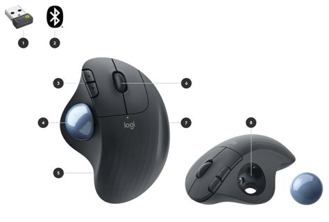 Chuột Logitech Ergo M575 Không dây Wireless/Bluetooth