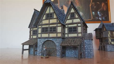 Medieval Warehouse - 28mm Building - Tabletop - Terrain - Diorama - Wargaming | Building, Model ...