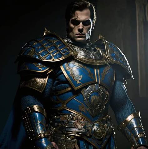 Henry Cavill Warhammer 40K AI art - 9GAG