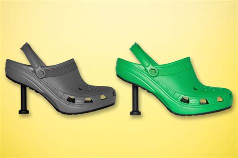 Balenciaga’s Crocs stiletto heels see 9,900% global SPIKE in demand and ...