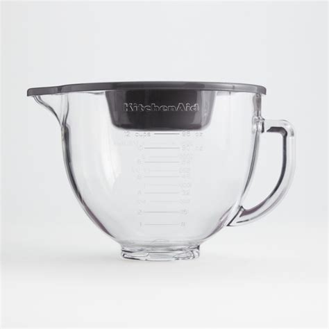 KitchenAid Stand Mixer 5-Qt. Glass Mixing Bowl with Measurement ...