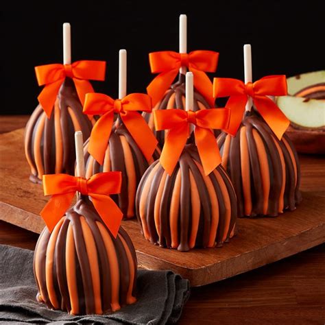 Halloween Triple Chocolate Petite Caramel Apple 12-Count Case | Mrs ...