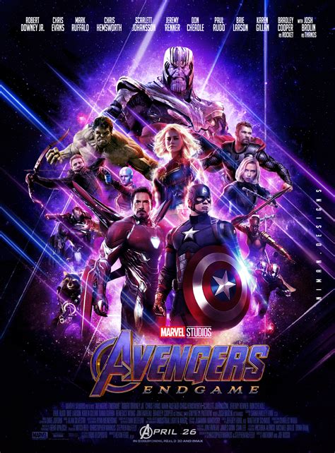 Avengers Endgame Official Poster