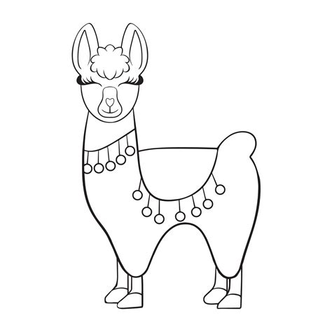 Llama svg,Cute Llama Svg,Llama Clipart,Llama Lineart,Cute Llama svg,Llama png,Llama Outline ...