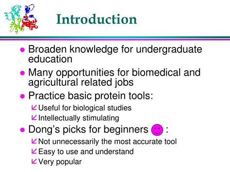 PPT - Basic bioinformatics tools for studying proteins PowerPoint ...