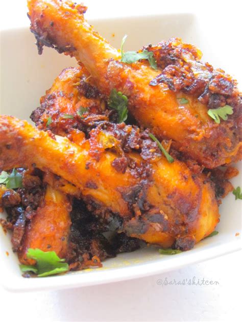 Kerala style chicken fry - SarasYummyBites