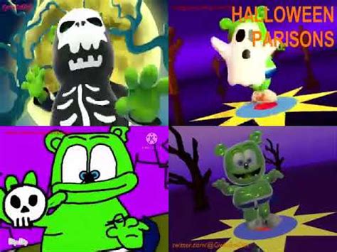 Gummy Bear Song Halloween Quadparison - YouTube