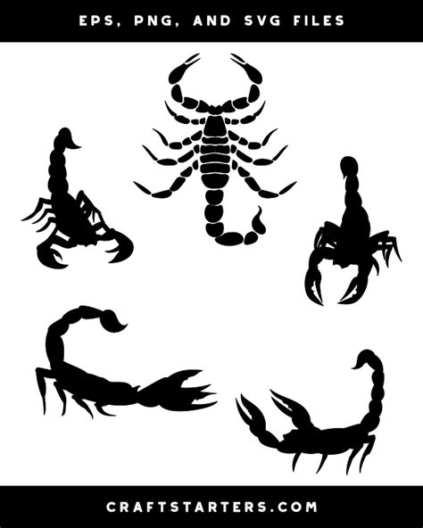 Scorpion Silhouette Clip Art