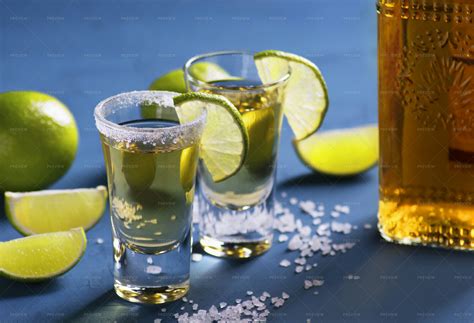 Shots With Mexican Tequila - Stock Photos | Motion Array