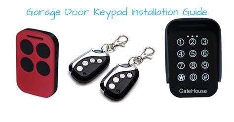 Garage Door Keypad Installation Guide