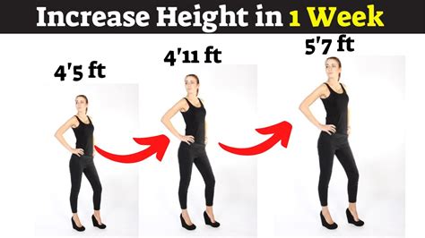 How to Increase Height In 1 Week l Simple Exercises to Grow Taller l Grow Taller - YouTube