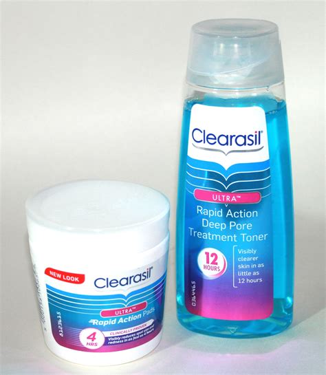 Clearasil Rapid Action Pads and Deep Pore Treatment Toner - Beauty Geek