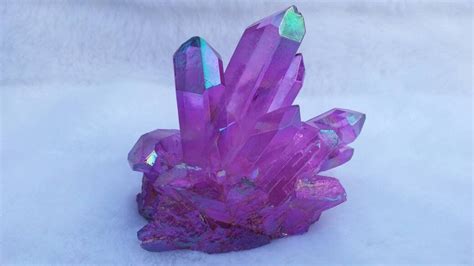 Dark Purple Aura Quartz by crystalgemstonejewel on Etsy | Purple aura, Purple aura quartz ...