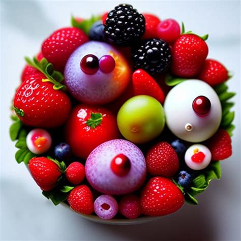 arid-penguin434: berries with human body parts tiny cute miniture ...