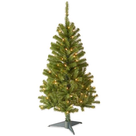 National Tree Company 4 ft. Canadian Grande Fir Artificial Christmas ...