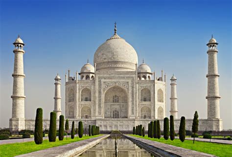 Tourist Photography Backdrops India Taj Mahal Landscape Scenic Background Sale