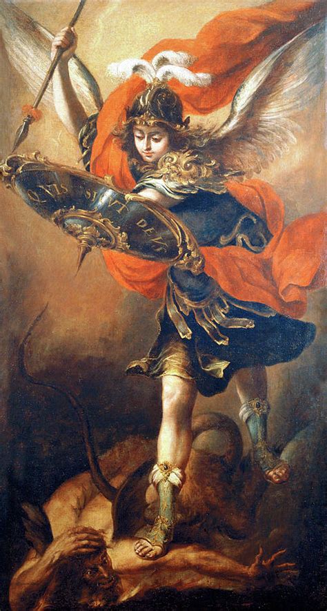 Saint Michael the Archangel Painting by Juan de Valdes Leal - Fine Art ...