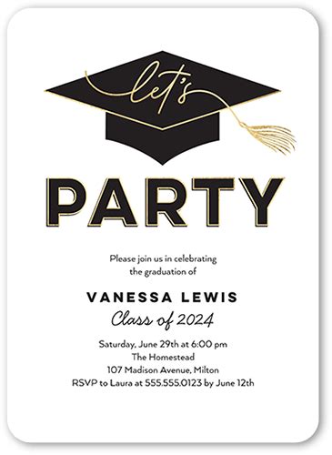 Party Cap 5x7 Stationery Card by Stacy Claire Boyd | Shutterfly