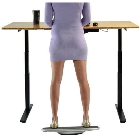 Standing Desk Balance Board with Anti Fatigue Mat for the Active Office ...