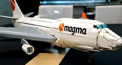 Belgian Teen Creates 6,000-Piece Magma Aviation Boeing 747 LEGO Model