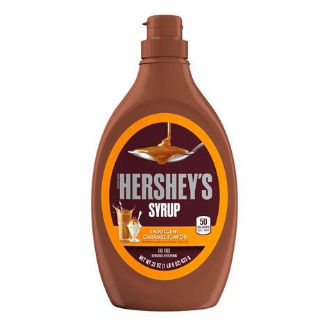 HERSHEY'S Caramel Syrup, 22 oz bottle