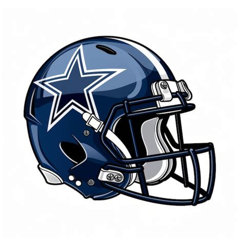 The Animated Dallas Cowboys Logo A Vibrant Navy and White NFL Cartoon ...