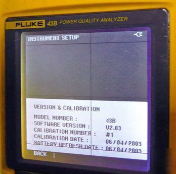 Fluke 43B power quality analyzer meter 43