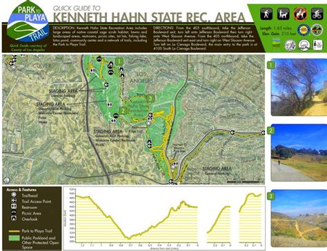 Kenneth Hahn State Recreation Area Map | Los Angeles - Ontheworldmap.com