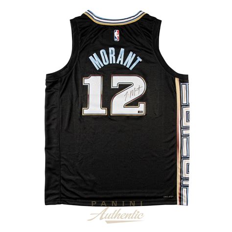 Ja Morant Autographed 2022-23 Memphis Grizzlies City Edition Swingman ...