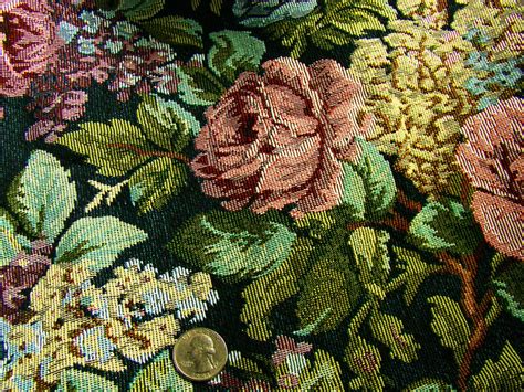 Floral Tapestry Fabric # K-585 | Floral tapestry, Tapestry fabric, Tapestry