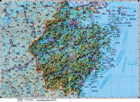 Map of Zhejiang - Maps of Zhejiang