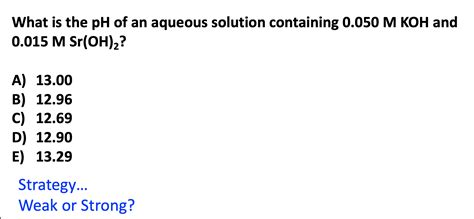 Solved What is the pH of an aqueous solution containing | Chegg.com