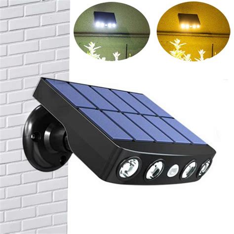 Solar Wall Lights Wireless Motion Detector Spotlights