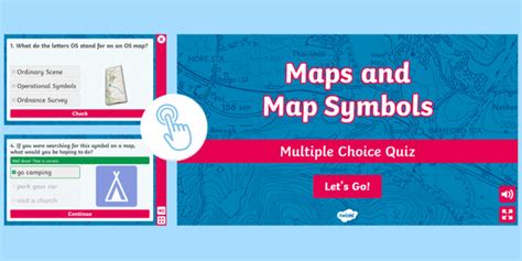 Multiple Choice Map and Map Symbols Quiz | Twinkl Go