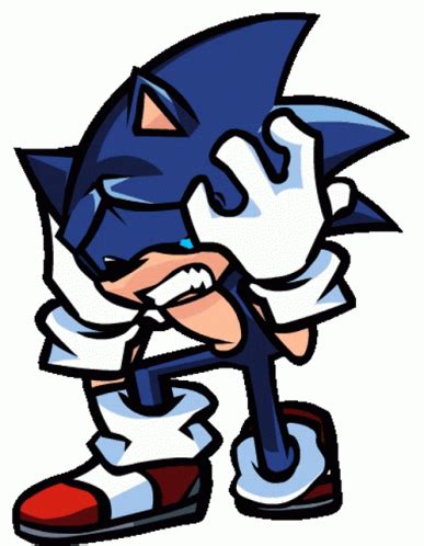 Sonic Fnf Sticker – Sonic Fnf Suffering – discover and share GIFs | Sonic, Fright night, Gif