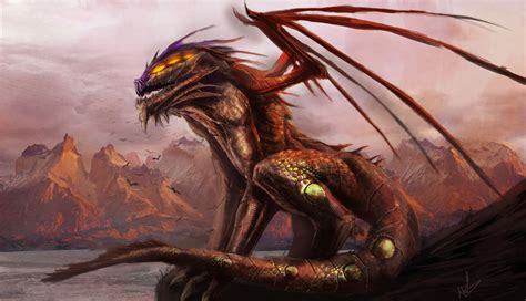 Fantasy Drachen 4k Ultra HD Wallpaper | Hintergrund | 5000x2874